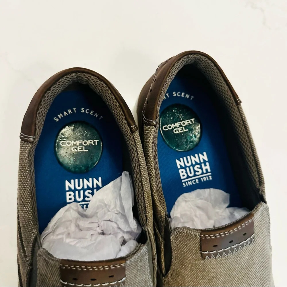 Nunn Bush Kore City Walk Moc Toe Slip On | Cement | NIB | Men’s | 8W - Picture 8 of 11